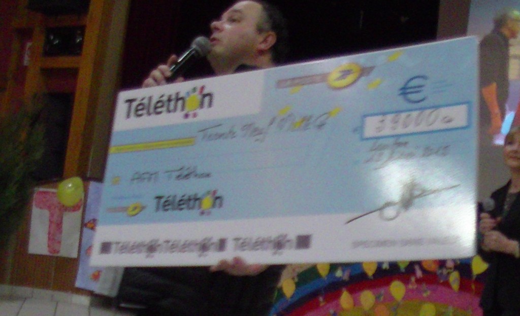 cheque Telethon 2015