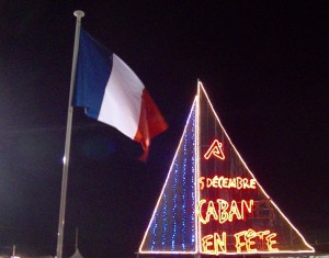 Cabanes en fetes panneau lumineux