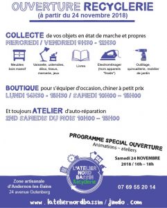 ouverture recyclerie