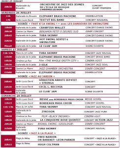 Andernos jazz 2019 Programme